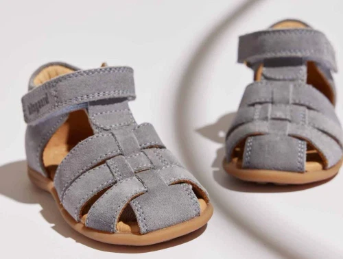 Bisgaard Carly sandal baby blå ruskind